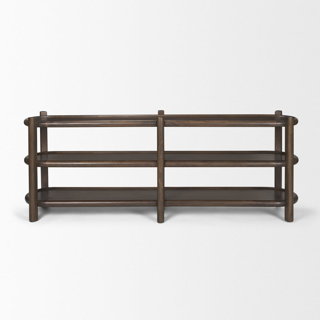 Mercana Romi 80" x 19" x 30" Solid Wood Console Table