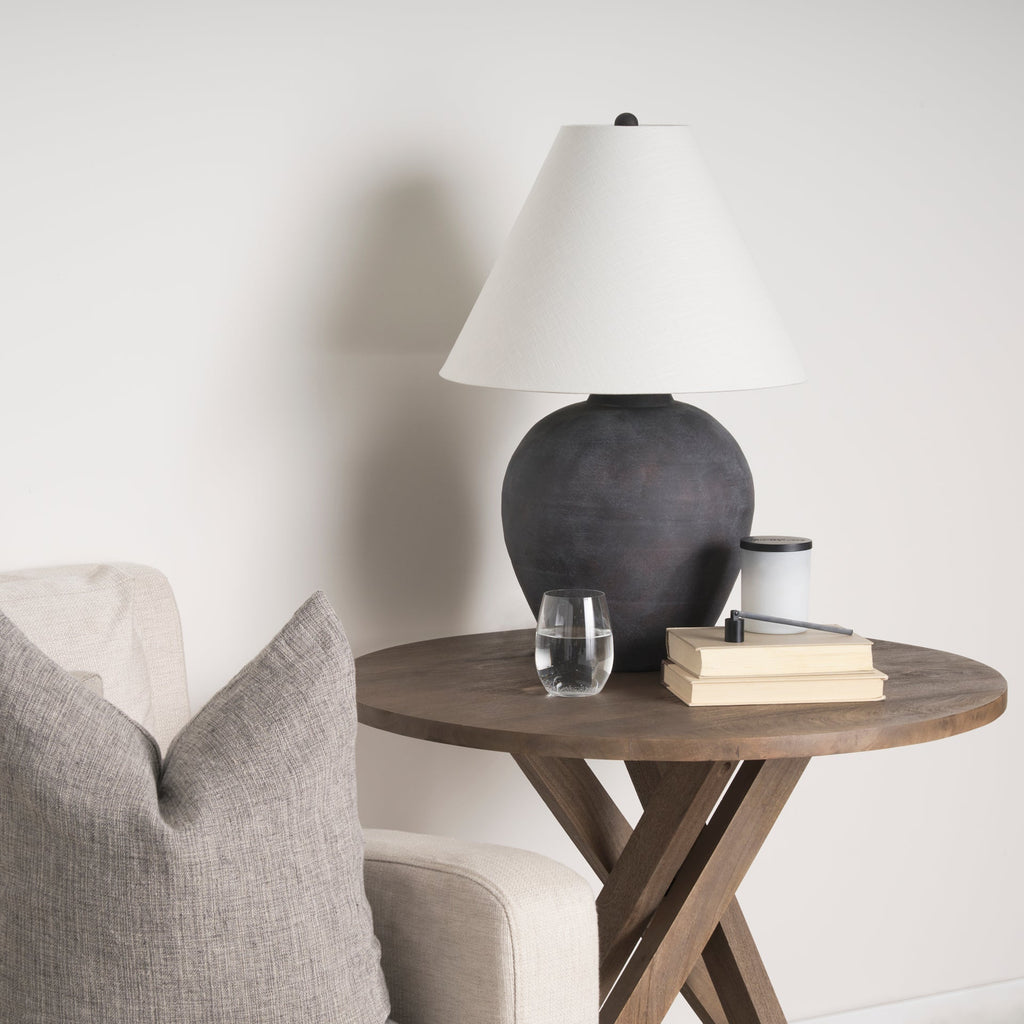 Mercana Marvin 18" x 18" x 27.5" Ceramic Table Lamp