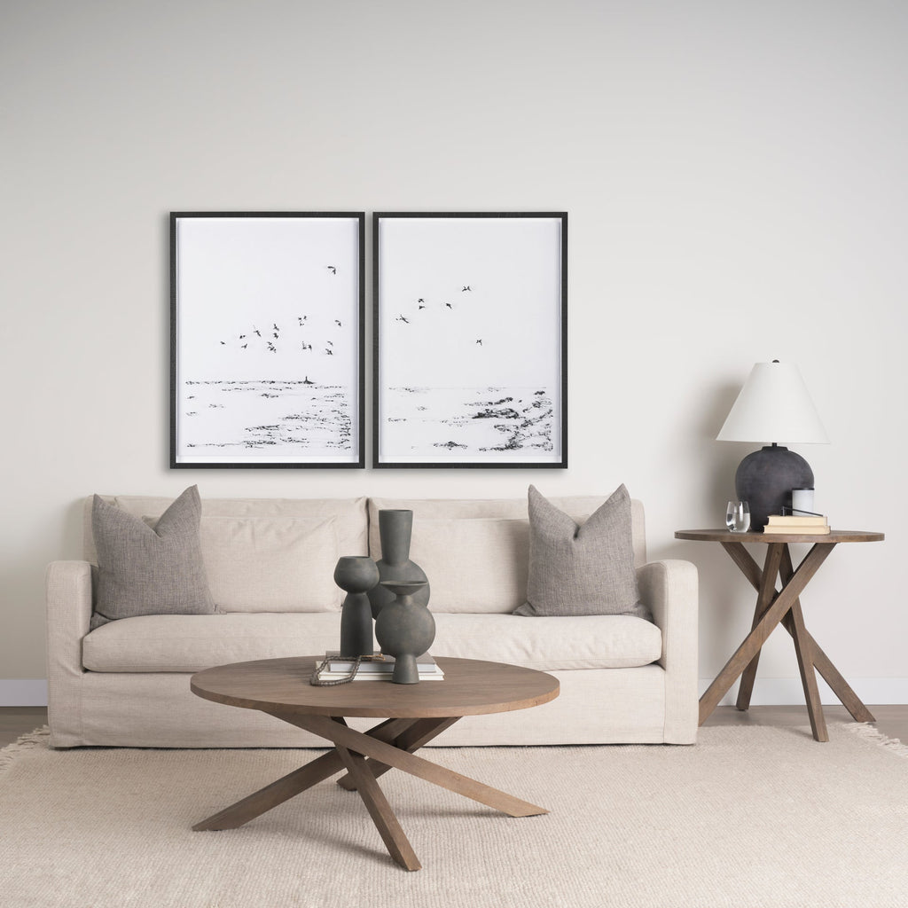 Mercana Solana 32" x 32" x 30" Solid Wood Side Table