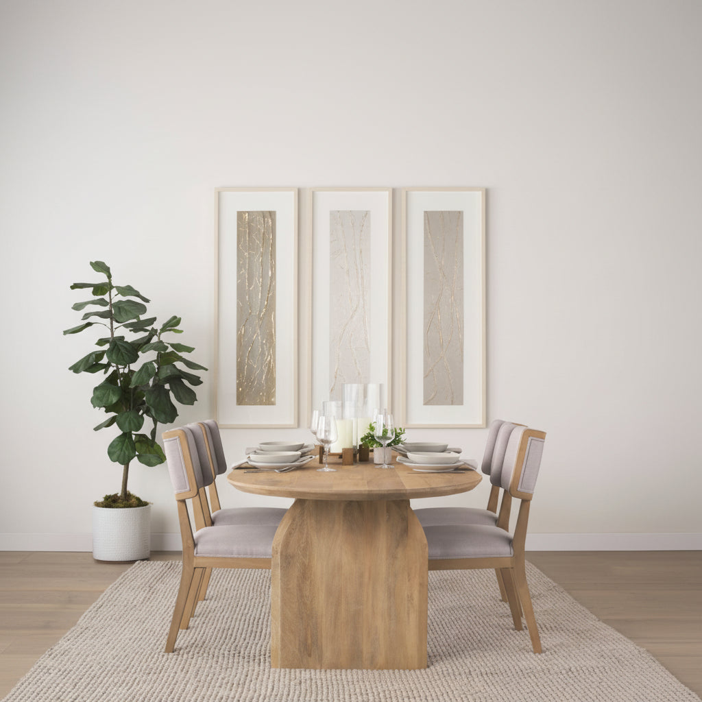 Mercana Tenton 23.5" x 19" x 36.8" Solid Wood Dining Chair (Set of 2)
