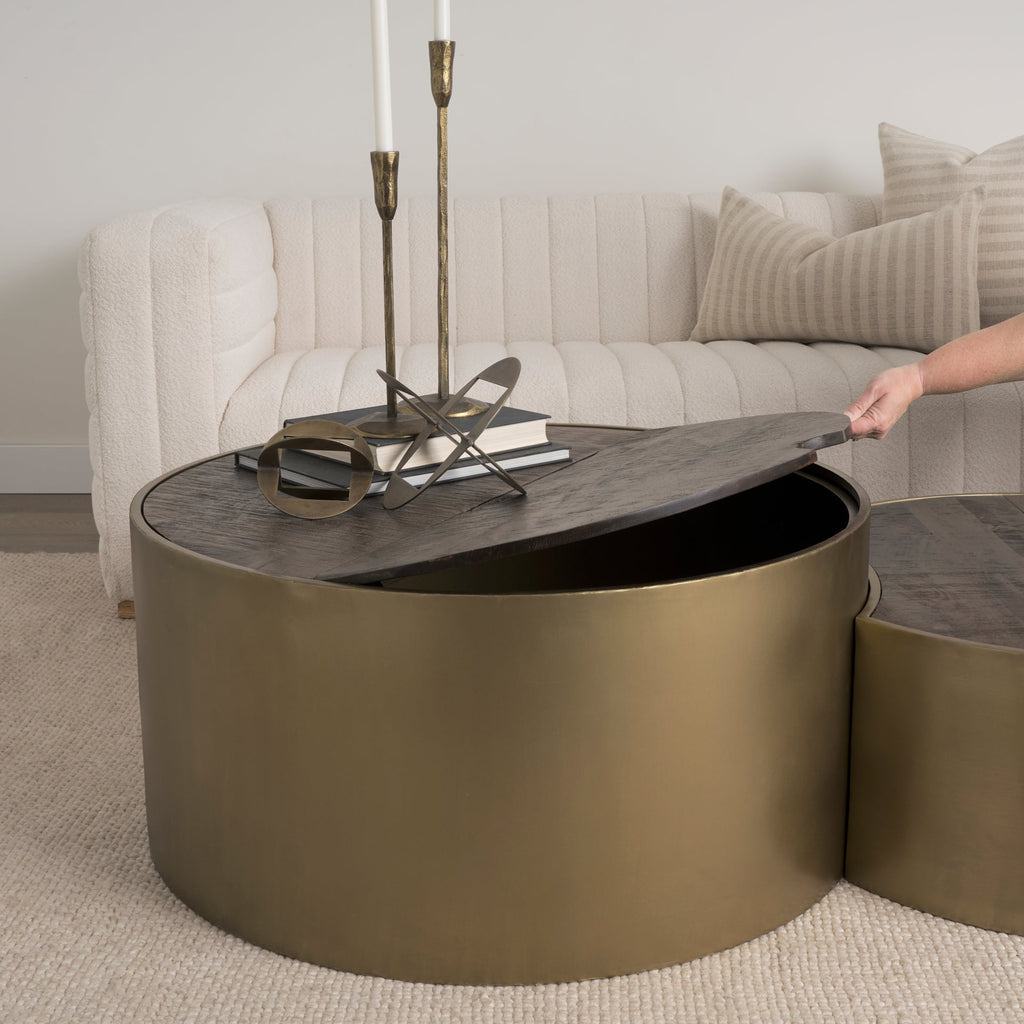 Mercana Eclipse 36.2" x 36.2" x 17.3" Coffee Table