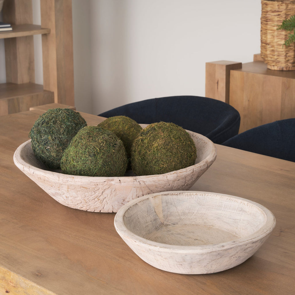 Mercana Nikita 20" x 20" x 5" Wood Bowl