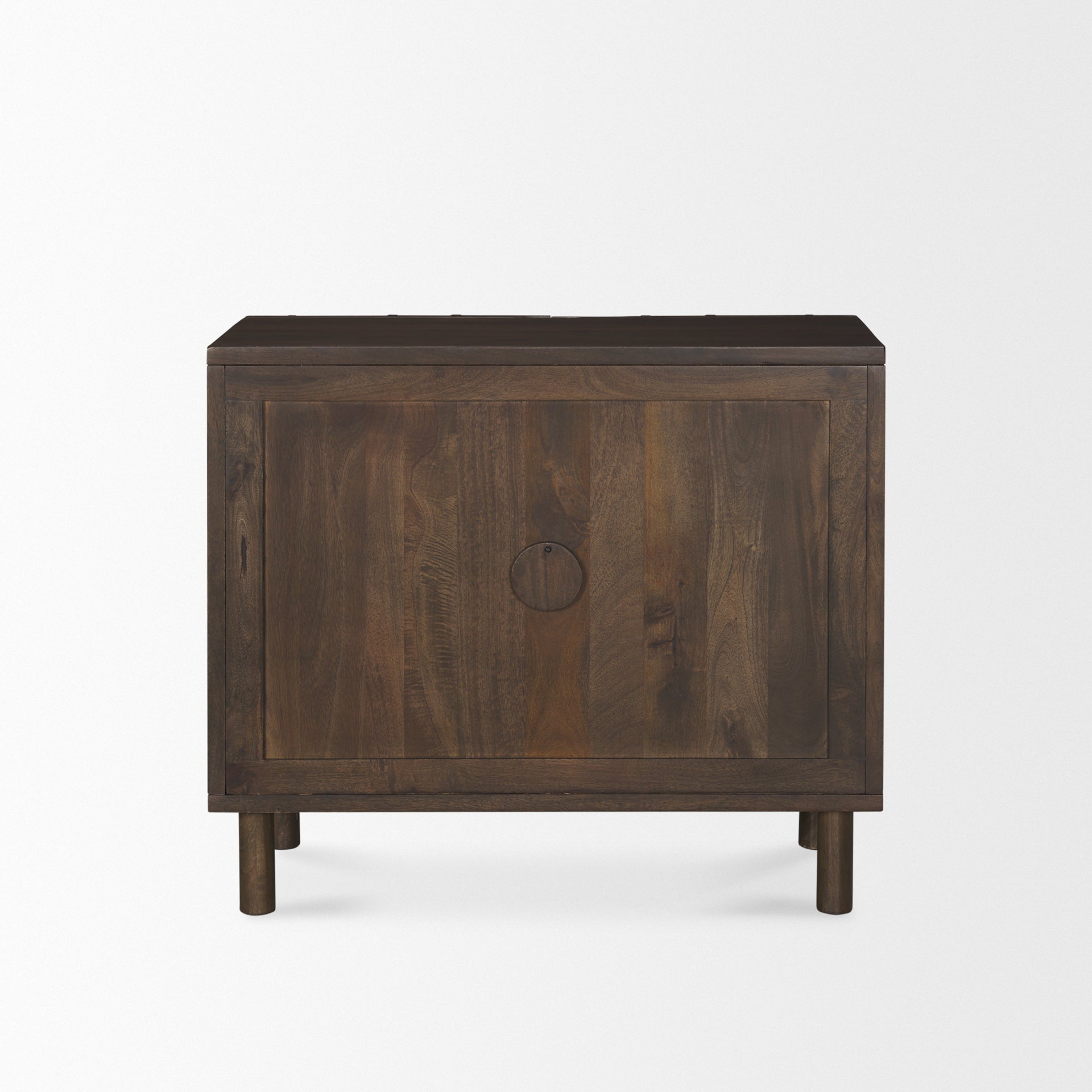Mercana Heera 36" x 16.3" x 32" Solid Wood Accent Cabinet