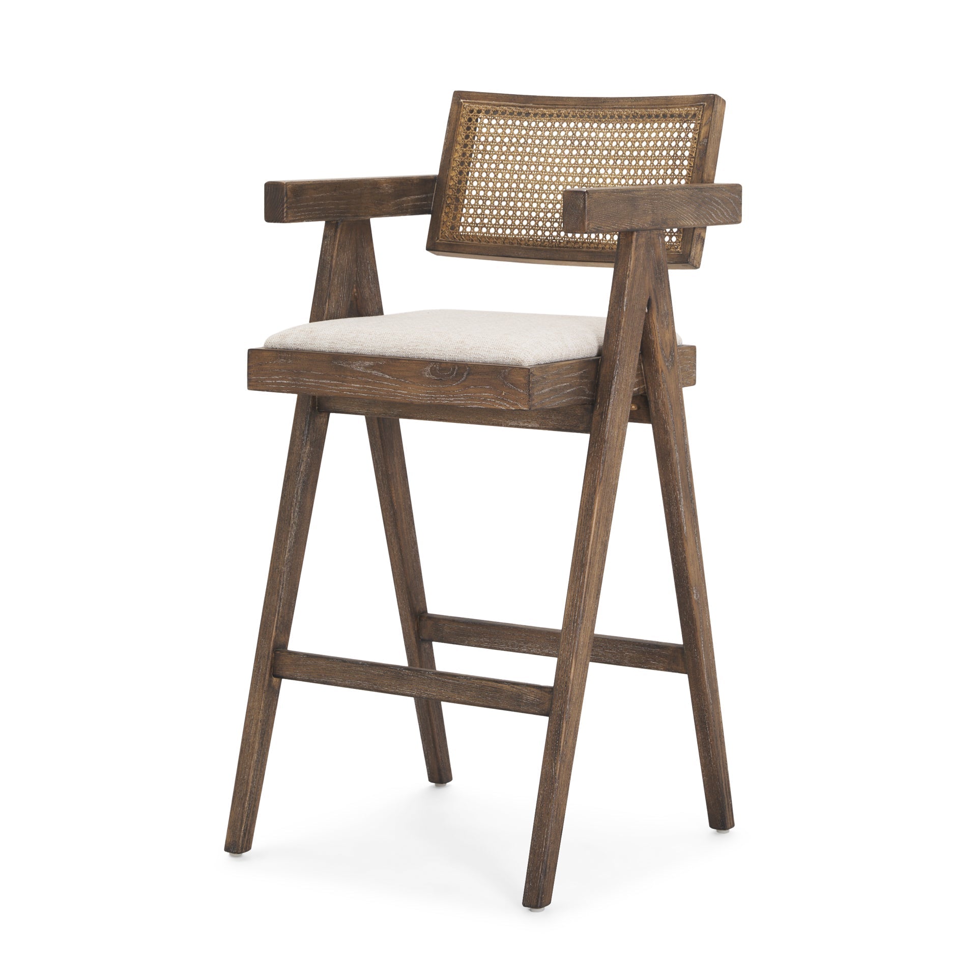 Mercana Indie 21.3" x 21.5" x 41.8" Solid Wood Stool