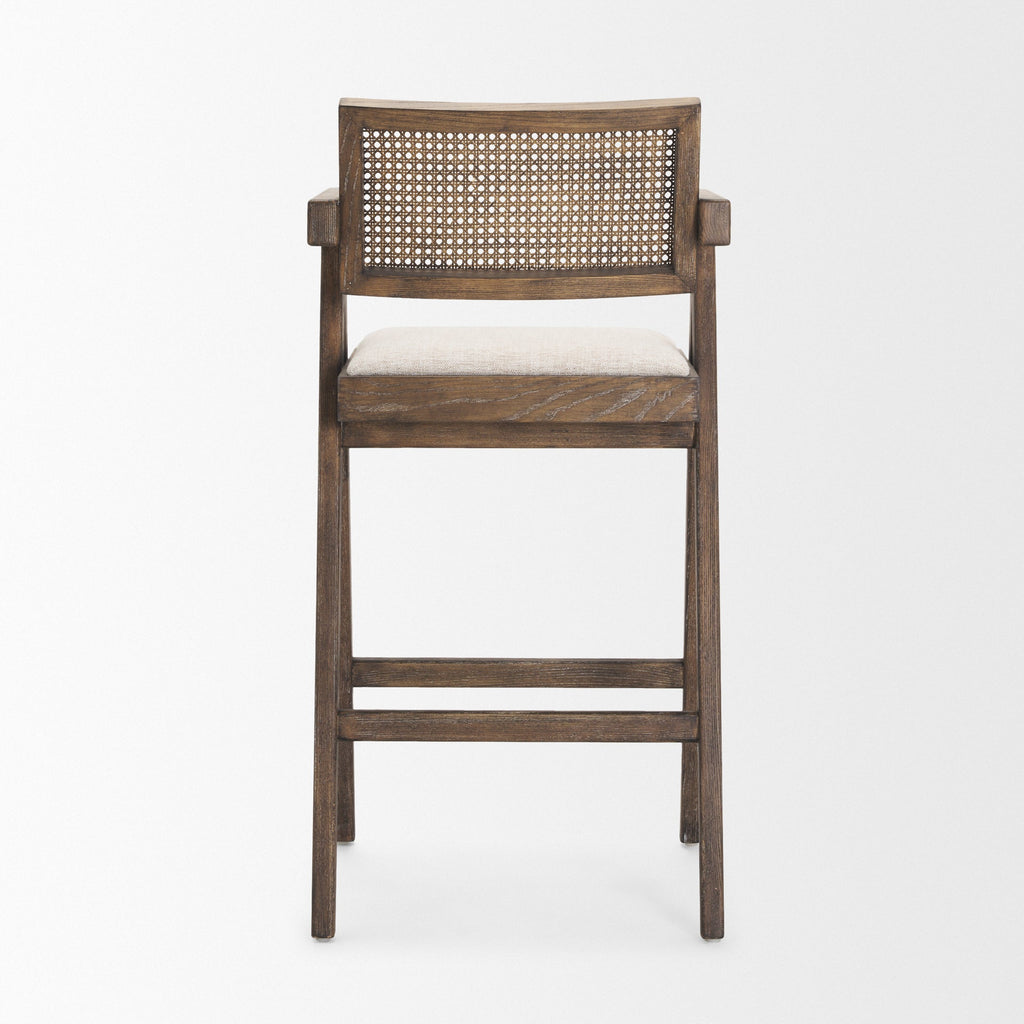 Mercana Indie 21.3" x 21.5" x 41.8" Solid Wood Stool