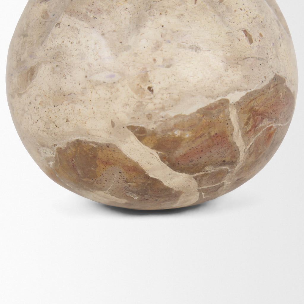 Mercana Caprie 3.2" x 3.2" x 3.4" Marble Decorative Object