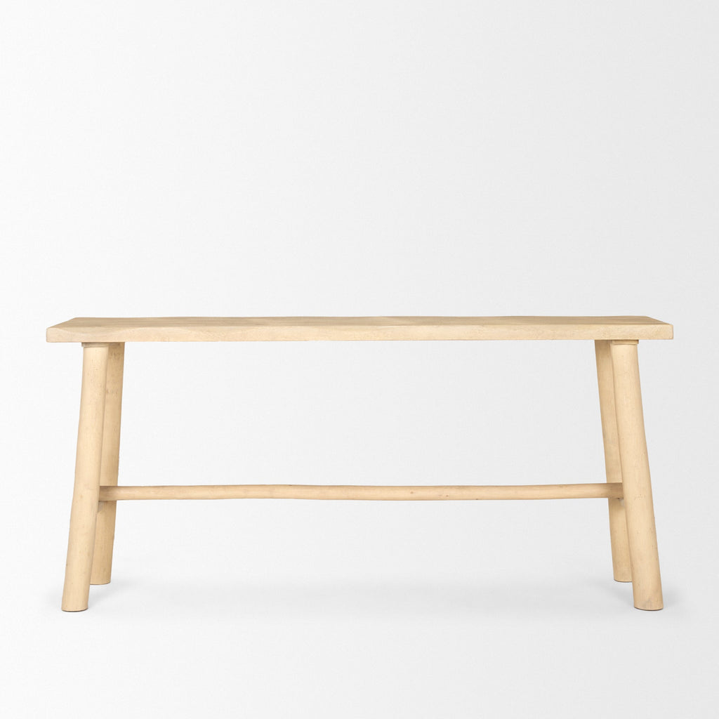 Mercana Sekou 66" x 16" x 30.8" Solid Wood Console Table