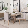Mercana Palisades 24" x 25.6" x 36.2" Solid Wood Dining Chair (Set of 2)