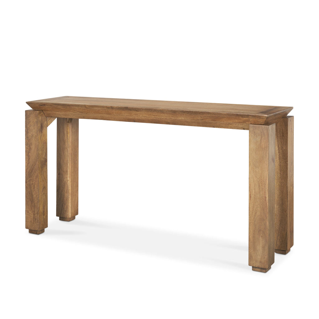 Mercana Sapphira 60" x 16" x 32" Solid Wood Console Table