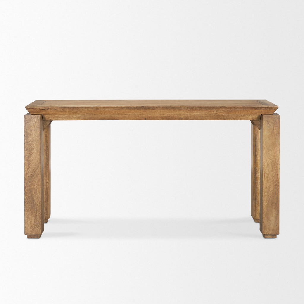 Mercana Sapphira 60" x 16" x 32" Solid Wood Console Table