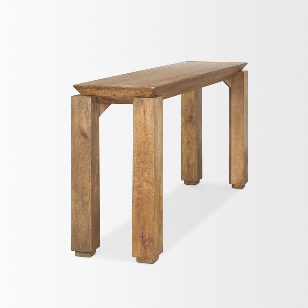 Mercana Sapphira 60" x 16" x 32" Solid Wood Console Table