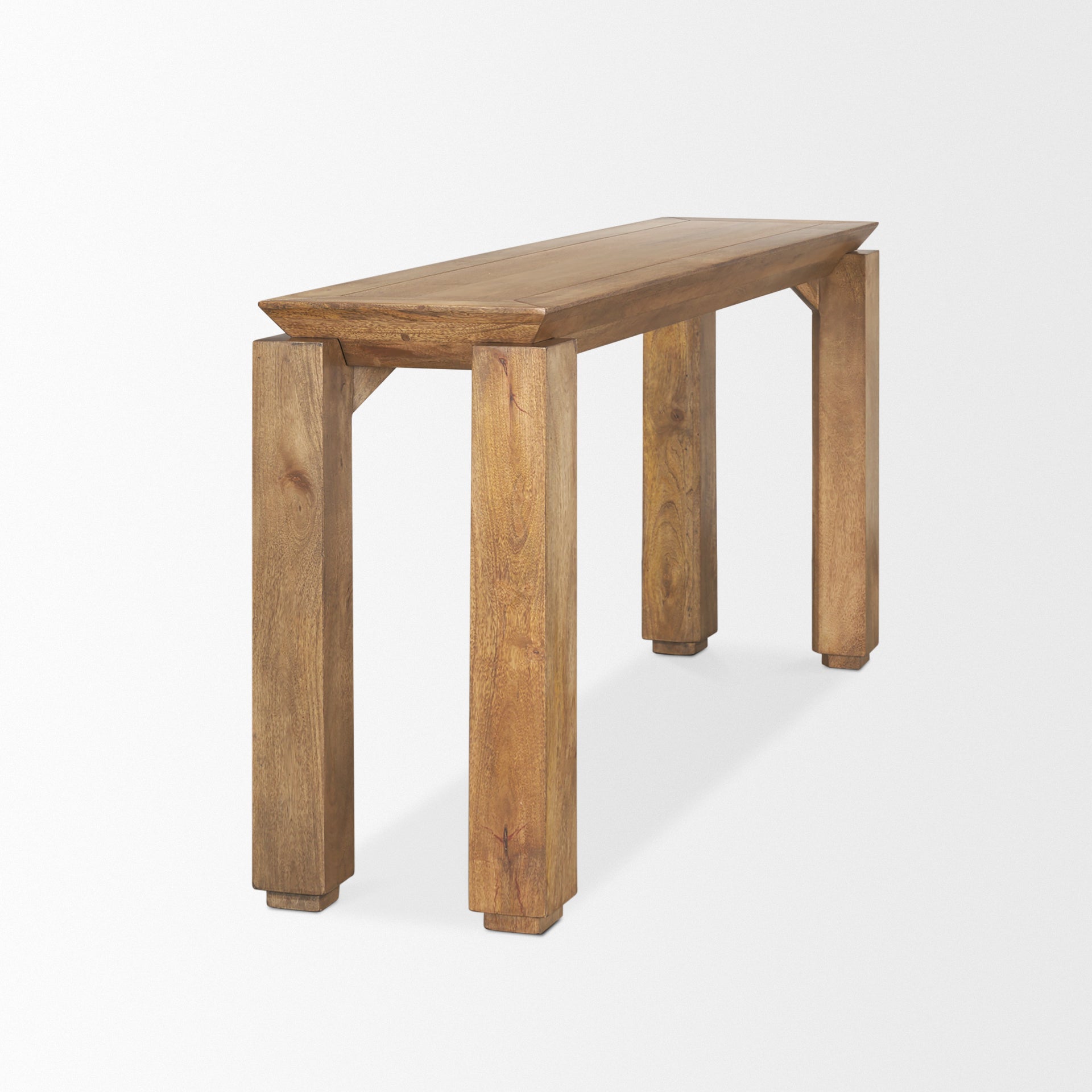 Mercana Sapphira 60" x 16" x 32" Solid Wood Console Table