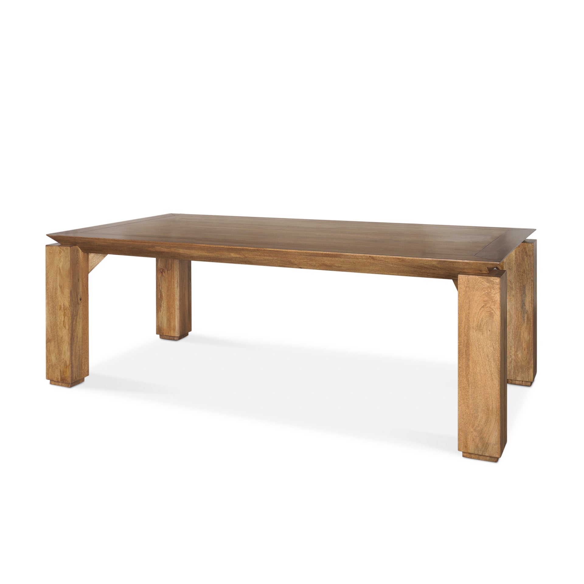 Mercana Sapphira 84" x 42" x 30" Solid Wood Dining Table