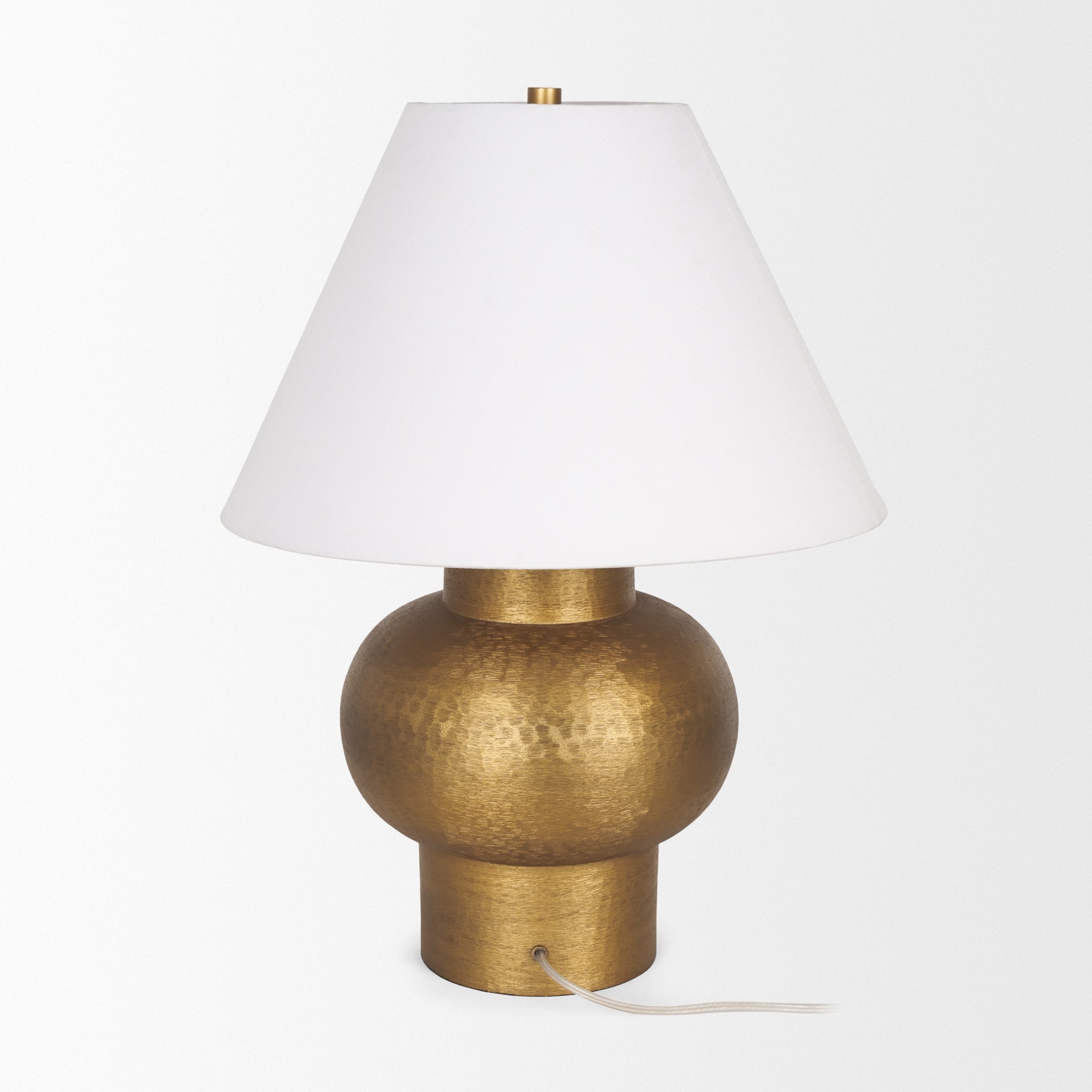 Mercana Salaah 19.5" x 19.5" x 26" Metal Table Lamp
