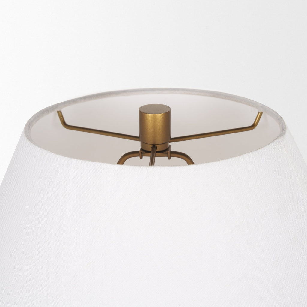 Mercana Salaah 19.5" x 19.5" x 26" Metal Table Lamp