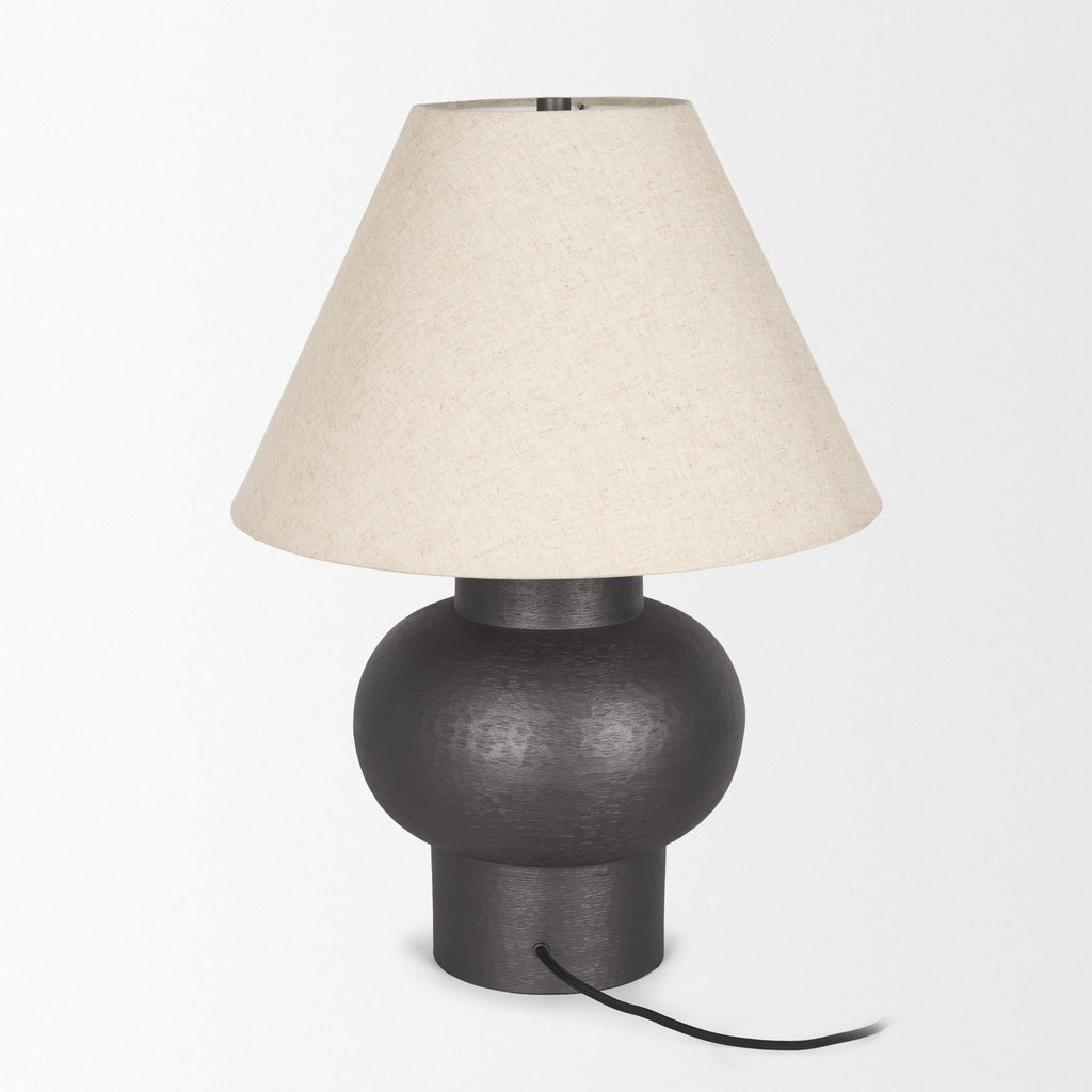 Mercana Salaah 19.5" x 19.5" x 26" Metal Table Lamp