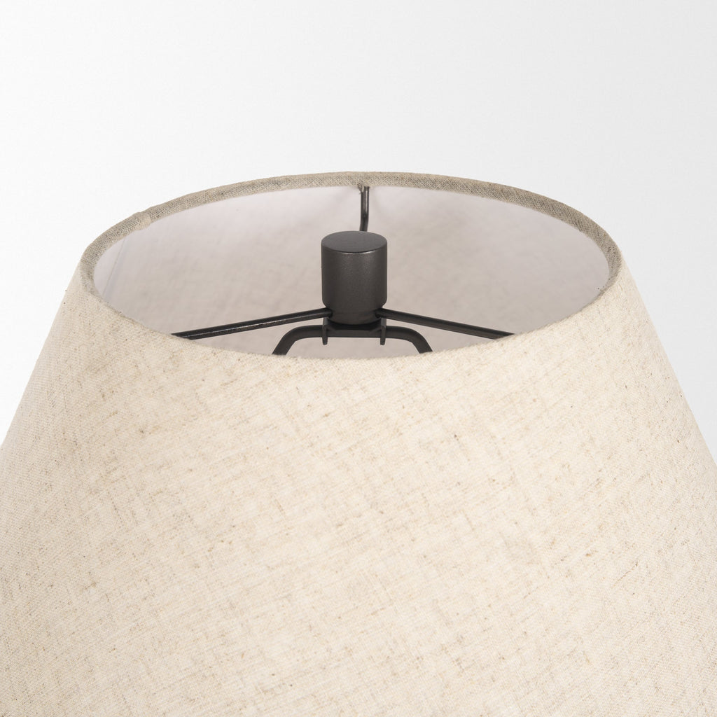 Mercana Salaah 19.5" x 19.5" x 26" Metal Table Lamp