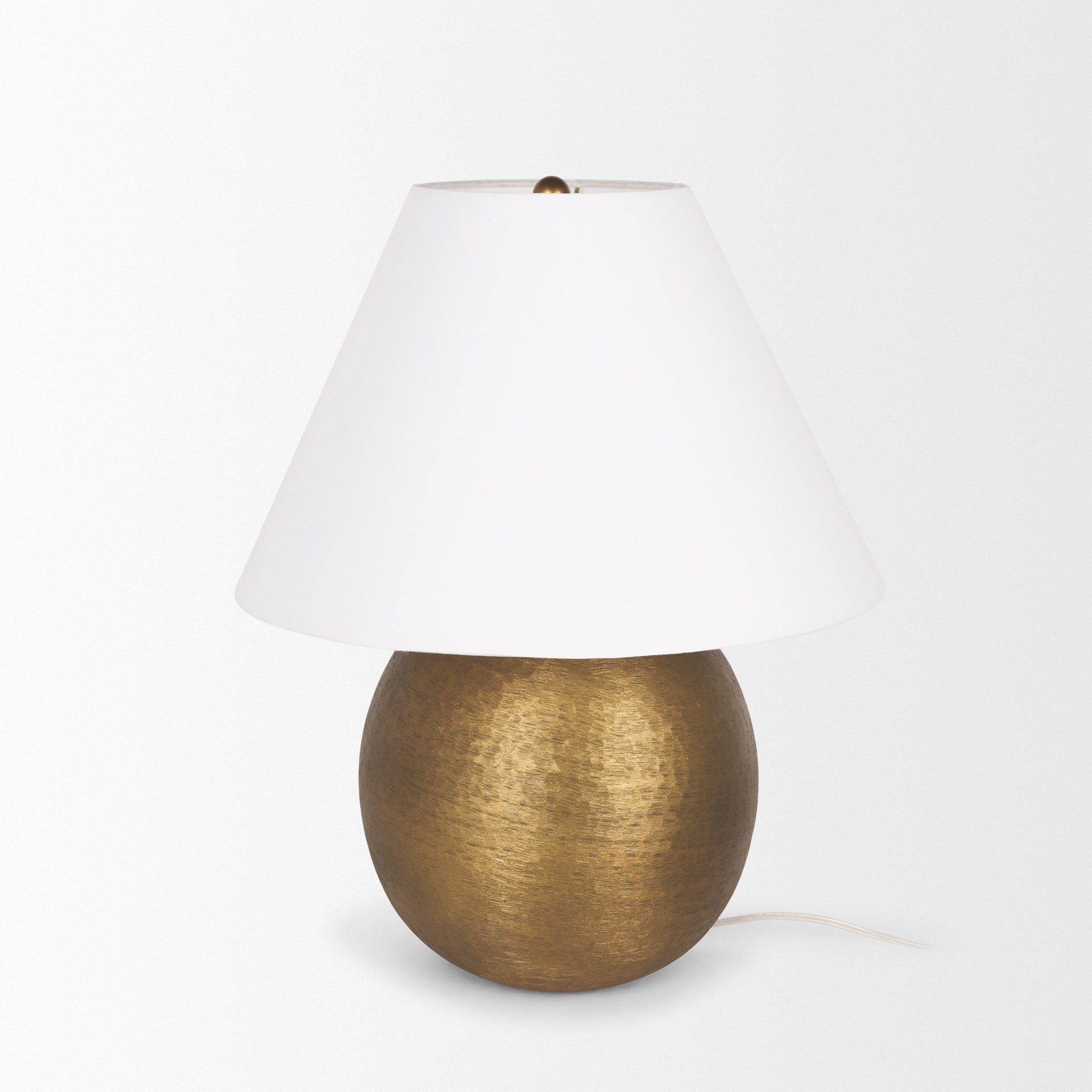 Mercana Sadiyah 19.5" x 19.5" x 24" Metal Table Lamp