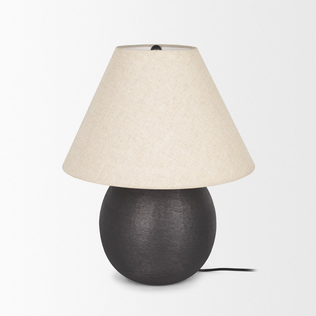 Mercana Sadiyah 19.5" x 19.5" x 24" Metal Table Lamp