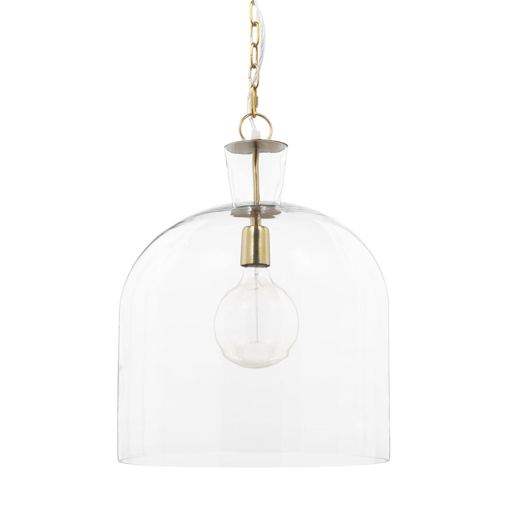 Mercana Sadah 15.3" x 15.3" x 20.3" Glass Pendant Lighting