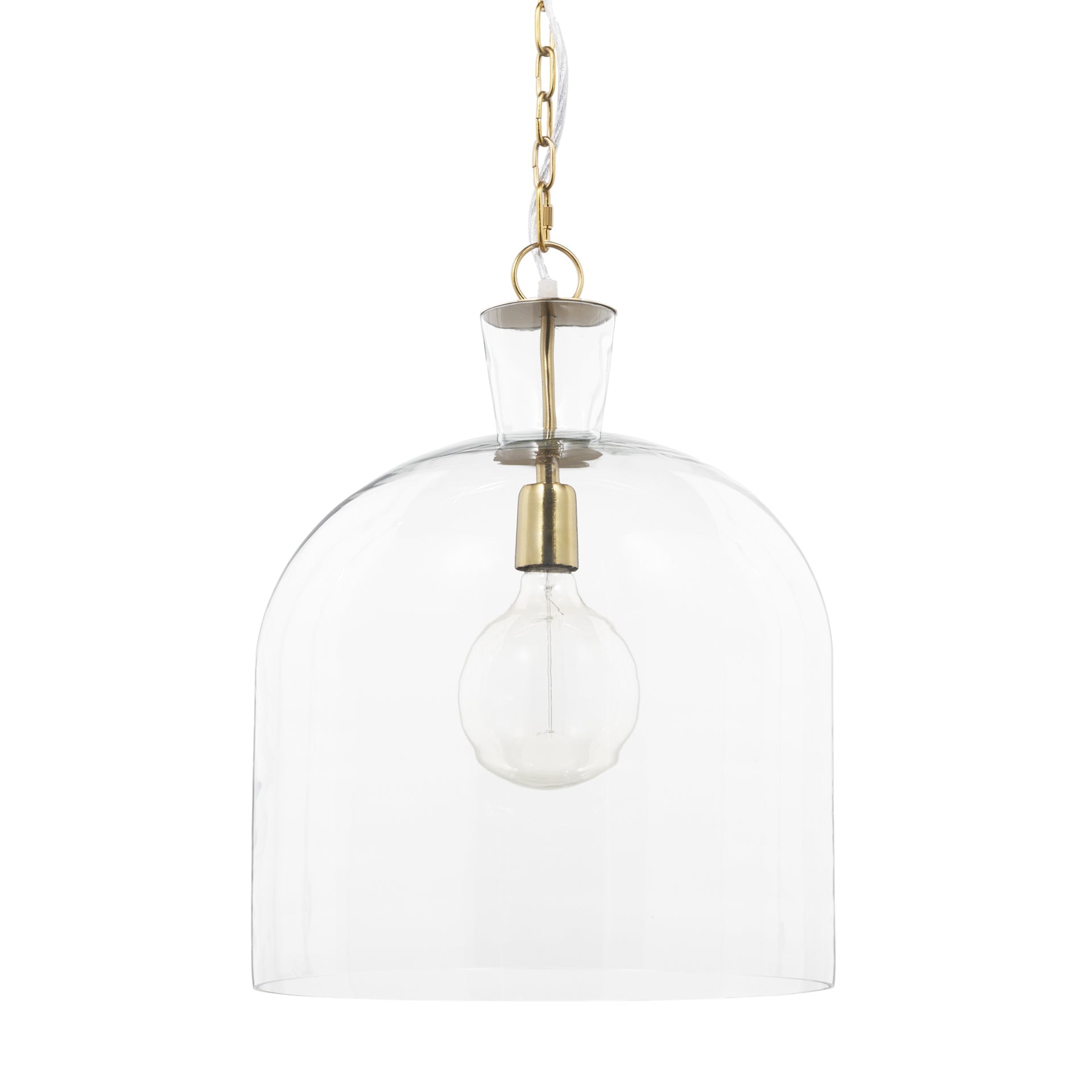 Mercana Sadah 15.3" x 15.3" x 20.3" Glass Pendant Lighting