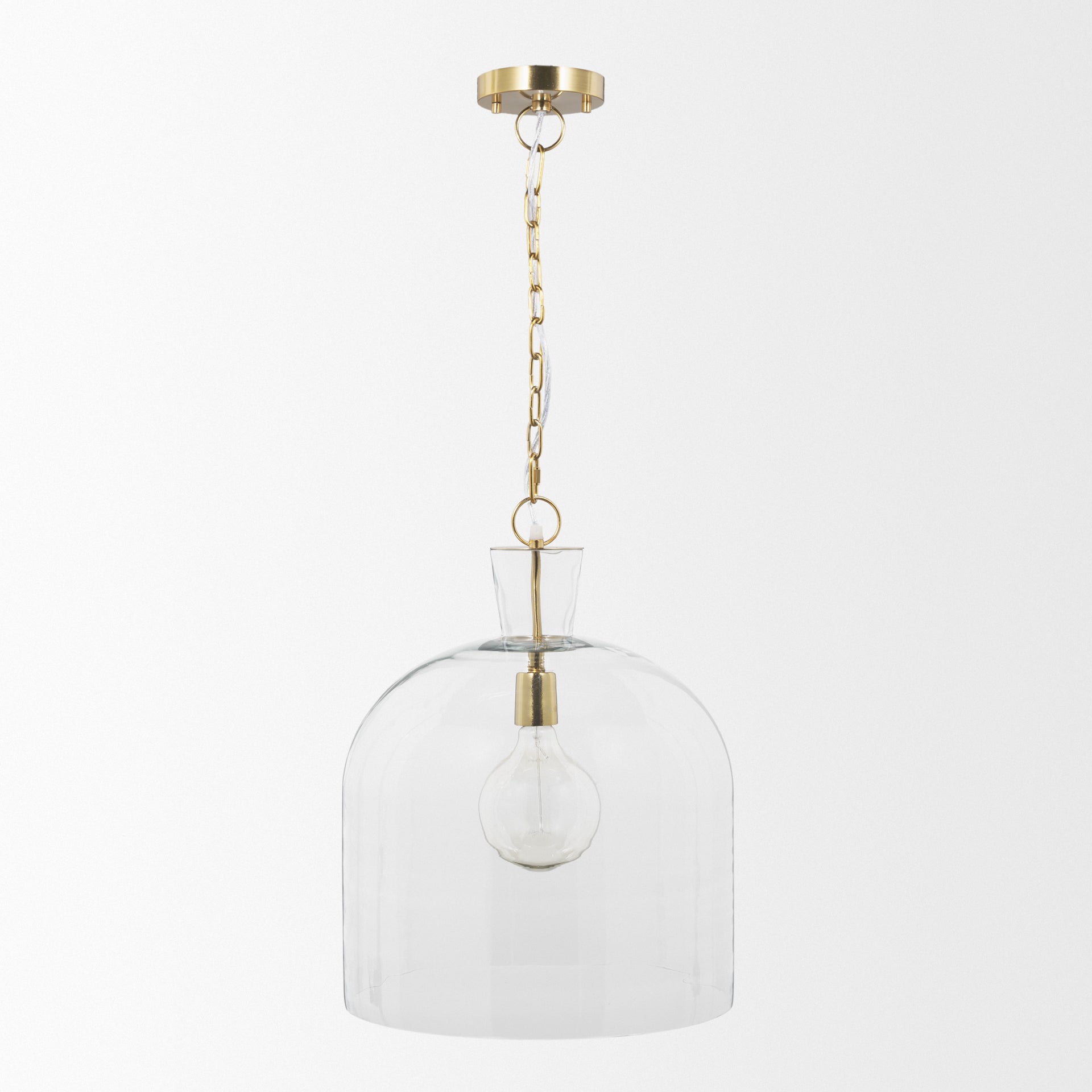 Mercana Sadah 15.3" x 15.3" x 20.3" Glass Pendant Lighting