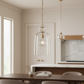 Mercana Sadah 11.3" x 11.3" x 21" Glass Pendant Lighting