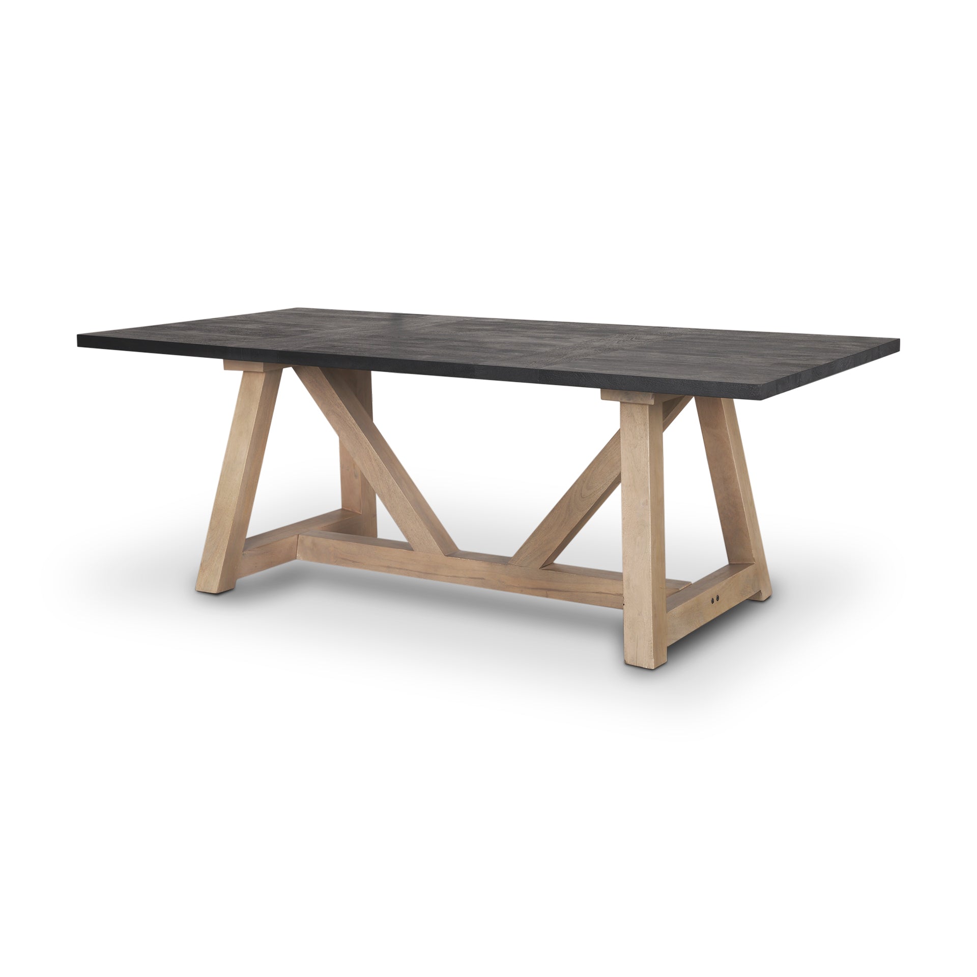 Mercana Rialto 84" x 42" x 29.5" Solid Wood Dining Table
