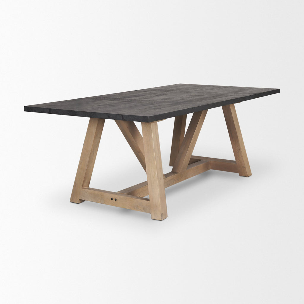 Mercana Rialto 84" x 42" x 29.5" Solid Wood Dining Table