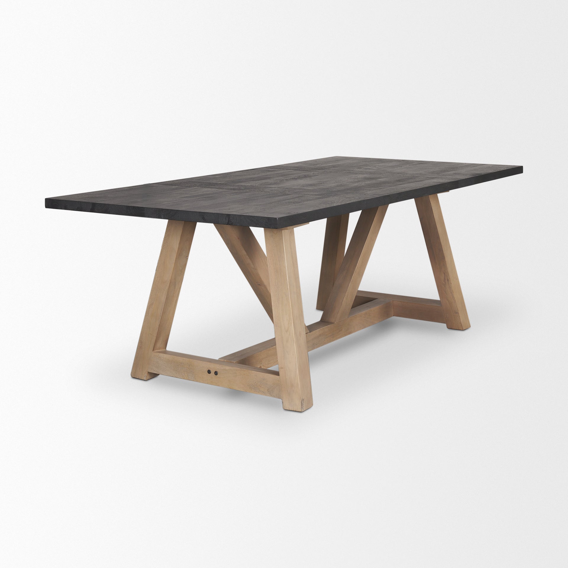 Mercana Rialto 96" x 42" x 30" Solid Wood Dining Table