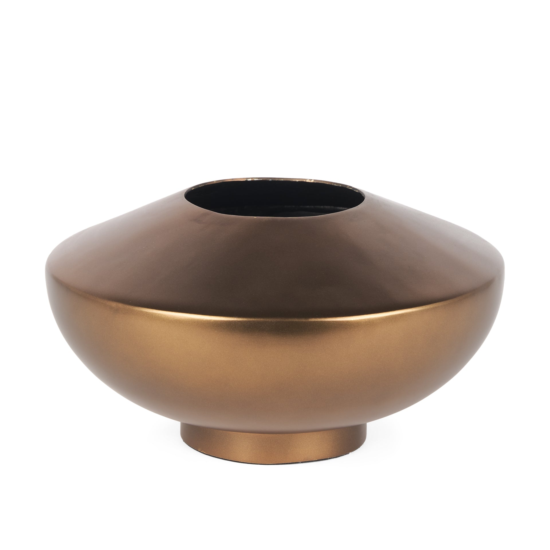 Mercana Quiana 10.5" x 10.5" x 6" Metal Vase