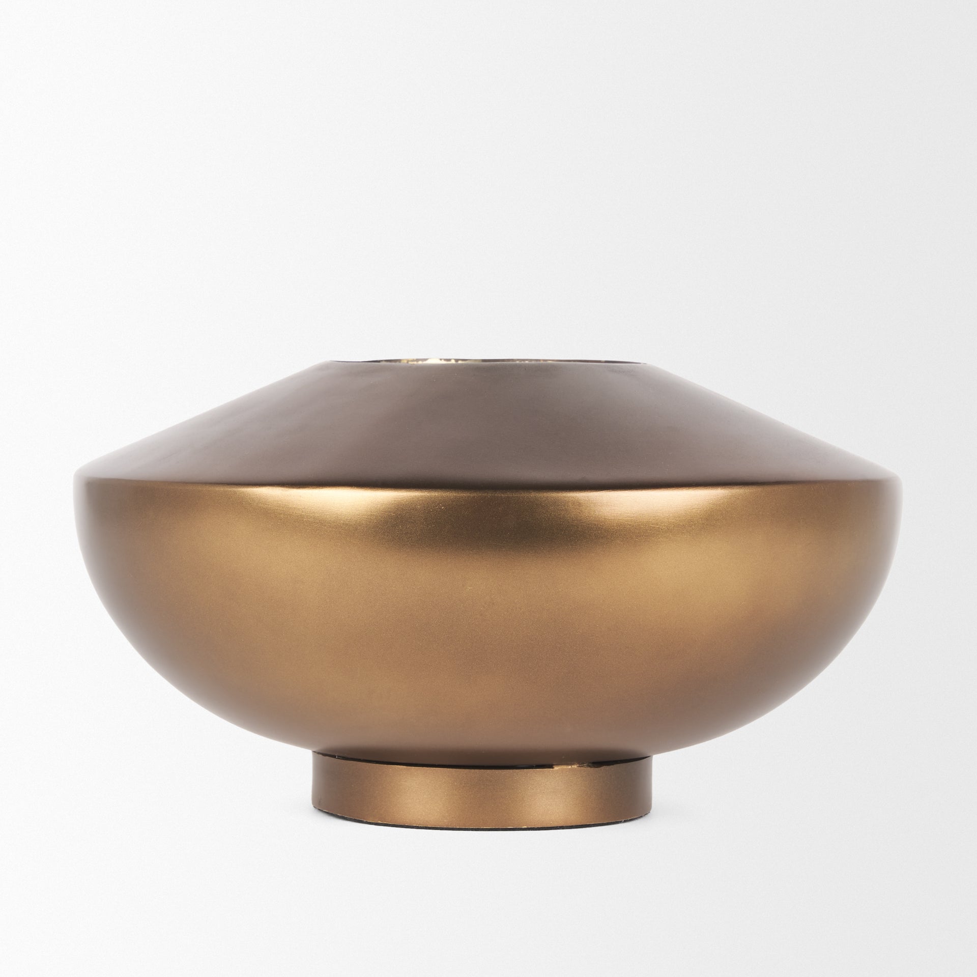 Mercana Quiana 10.5" x 10.5" x 6" Metal Vase
