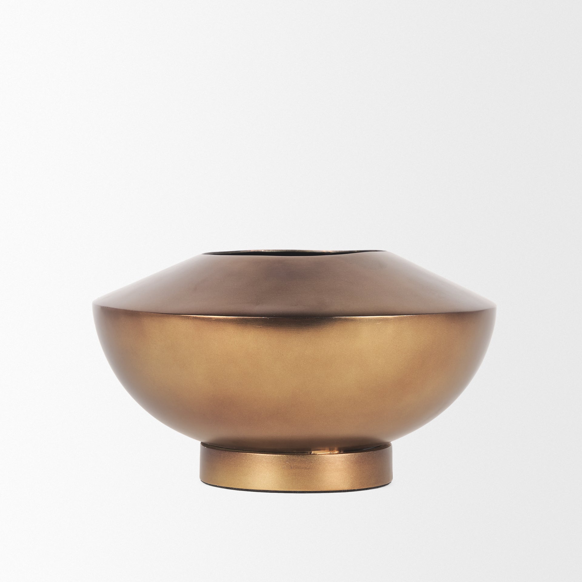 Mercana Quiana 8.3" x 8.3" x 4.8" Metal Vase