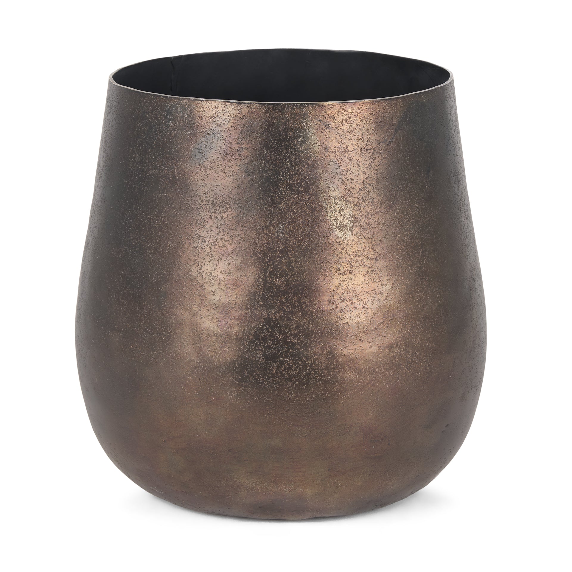 Mercana Quade 9" x 9" x 9" Metal Vase