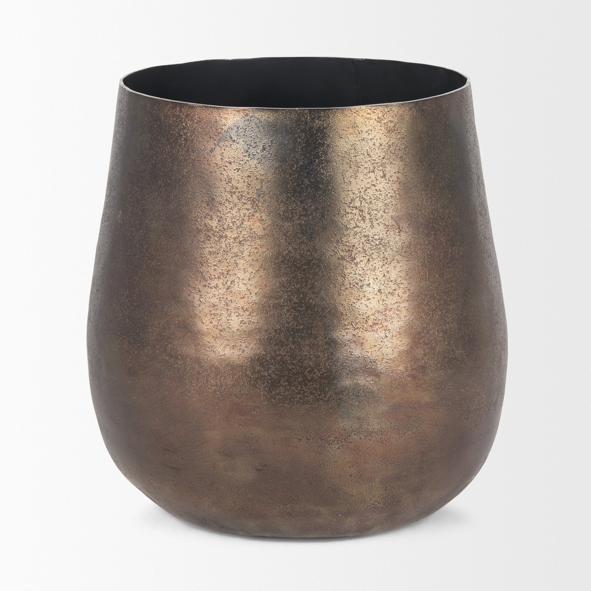Mercana Quade 9" x 9" x 9" Metal Vase