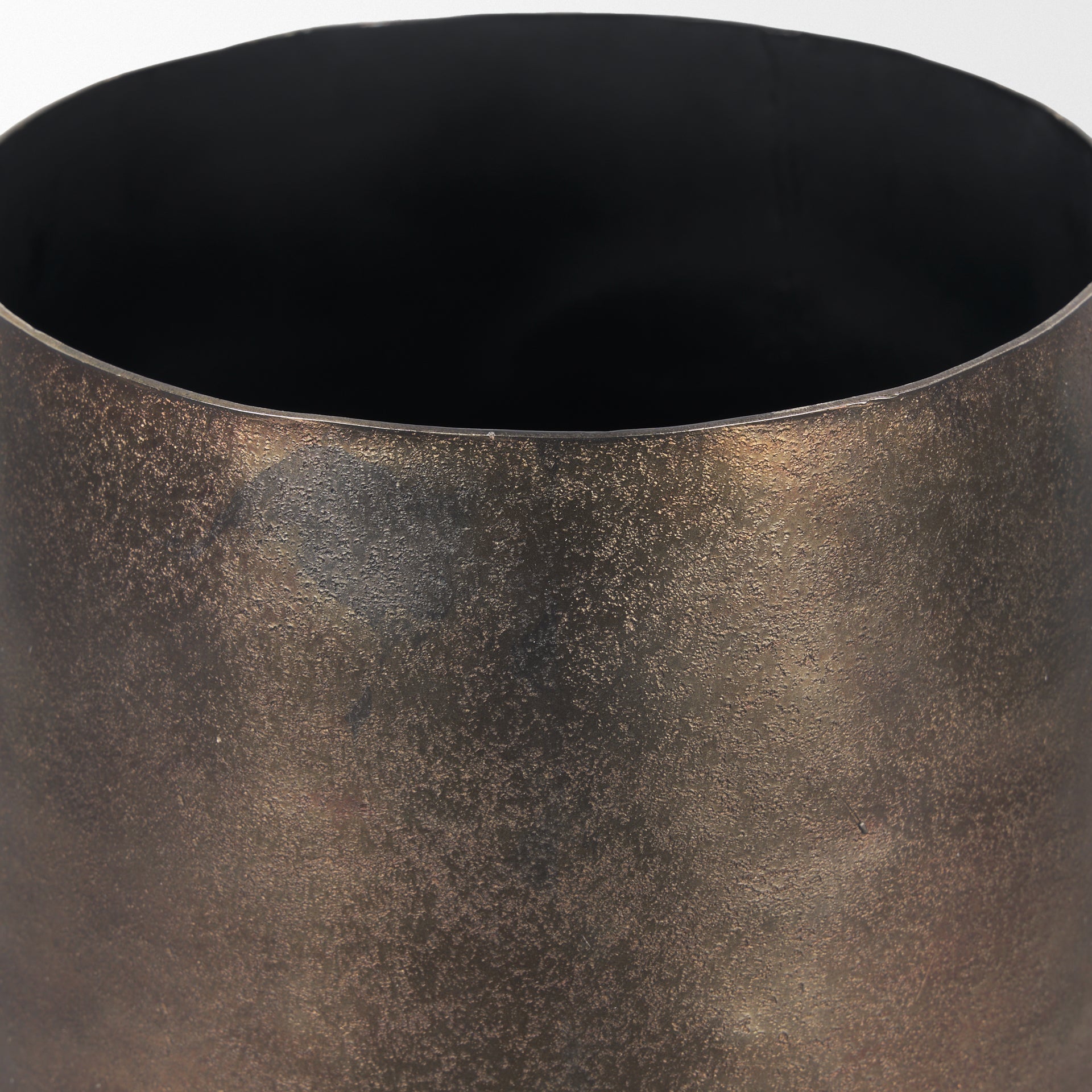 Mercana Quade 9" x 9" x 9" Metal Vase
