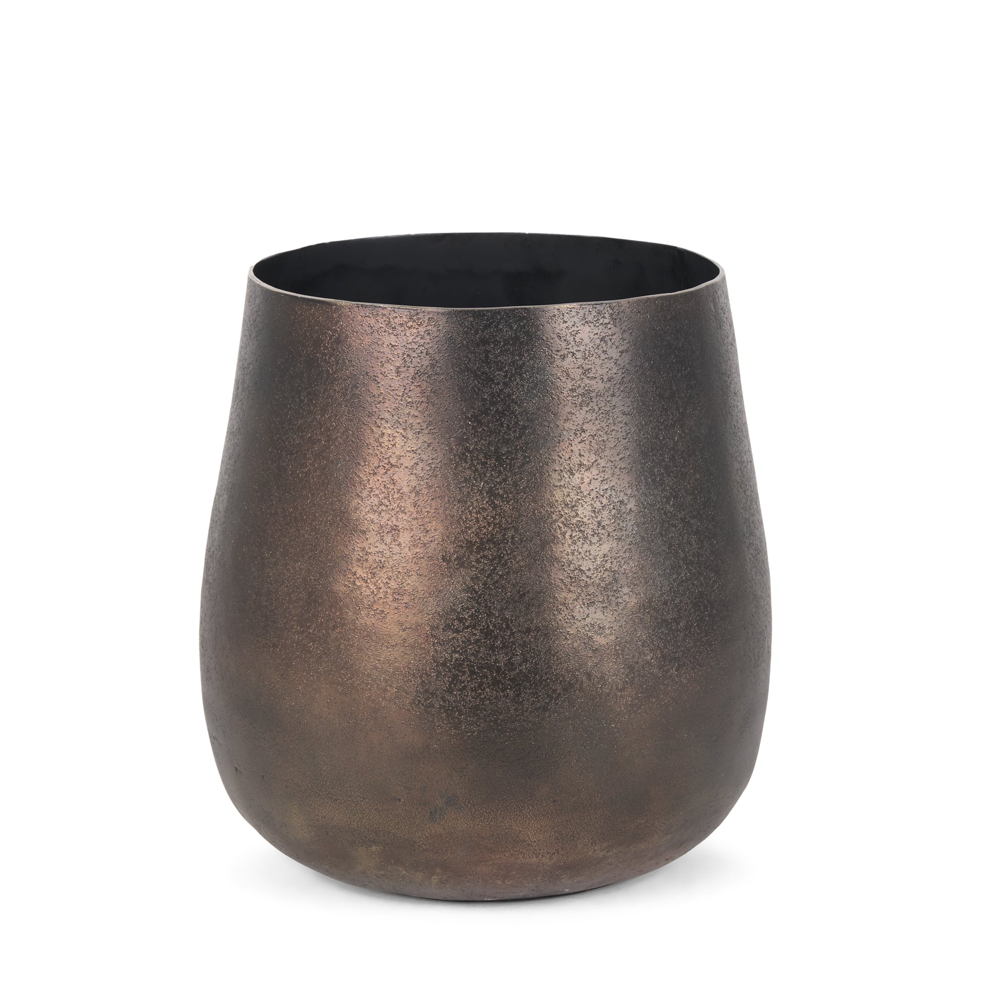 Mercana Quade 8.5" x 8.5" x 8.5" Metal Vase