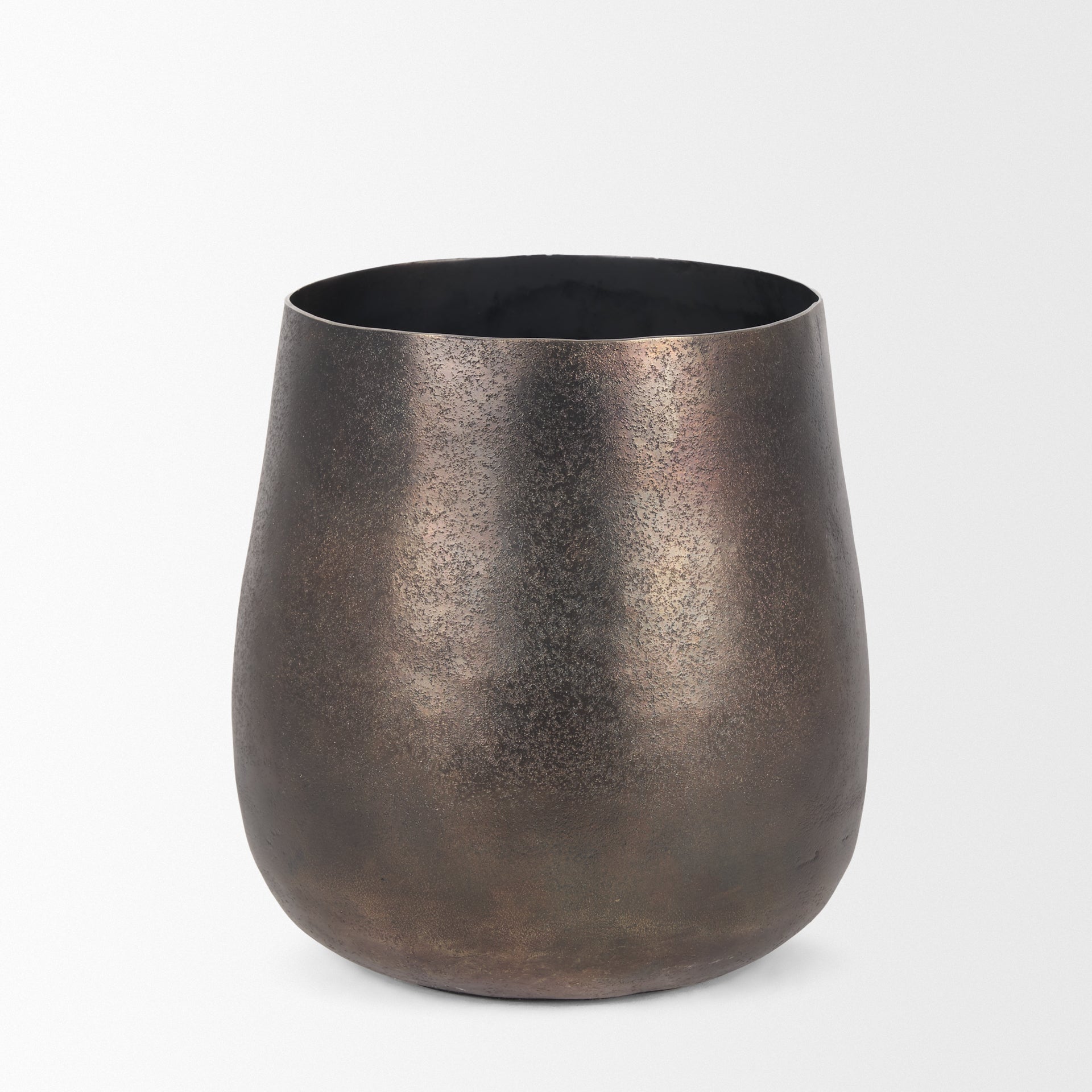Mercana Quade 8.5" x 8.5" x 8.5" Metal Vase
