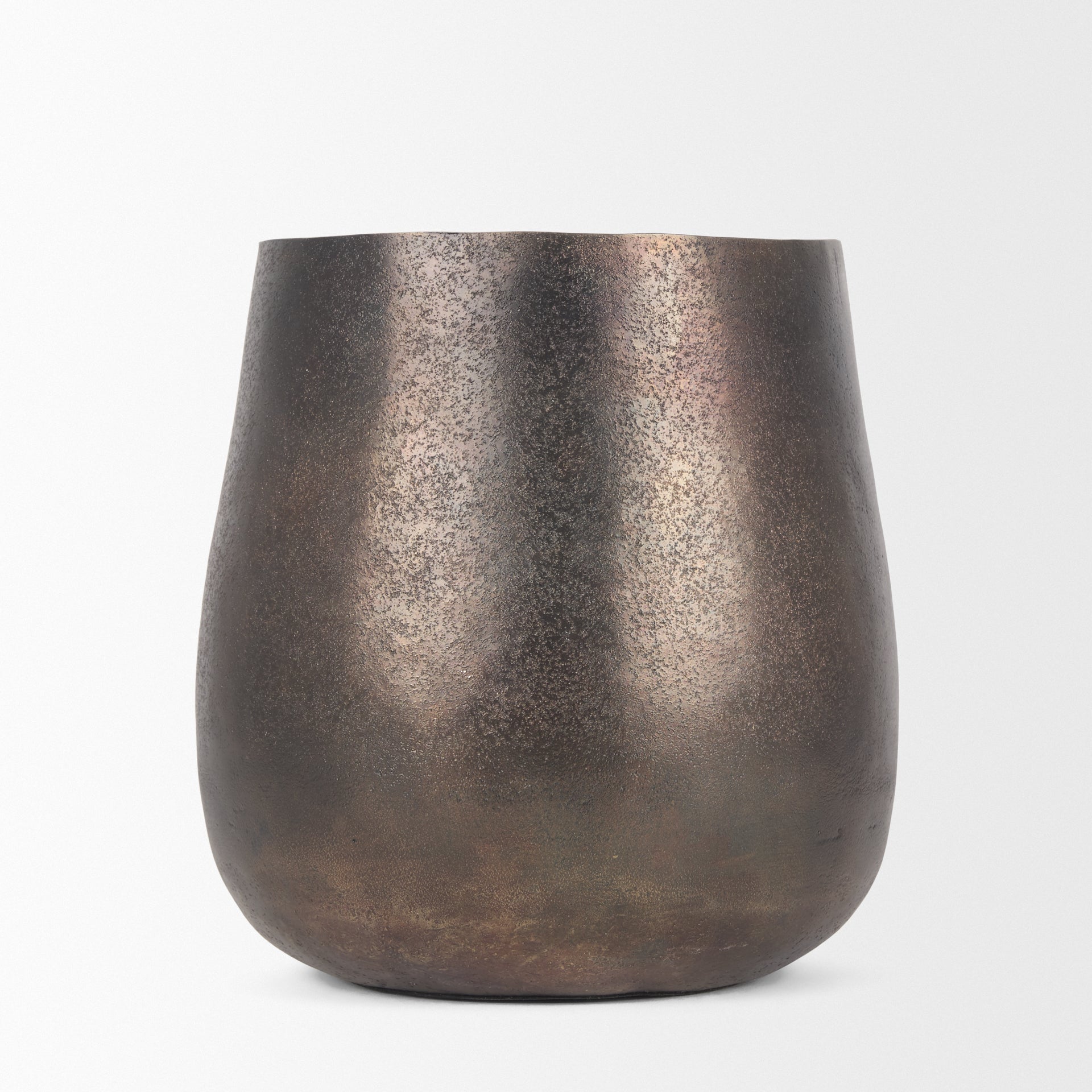 Mercana Quade 8.5" x 8.5" x 8.5" Metal Vase
