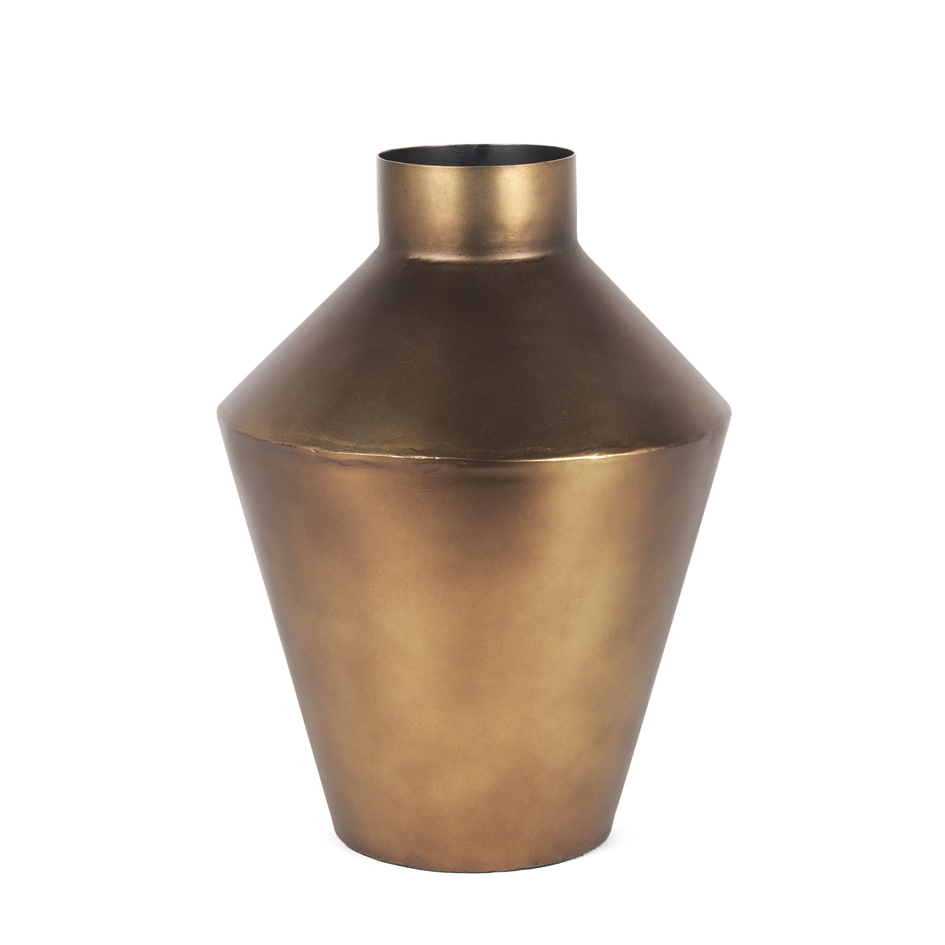 Mercana Perrin 8.5" x 8.5" x 12" Metal Vase