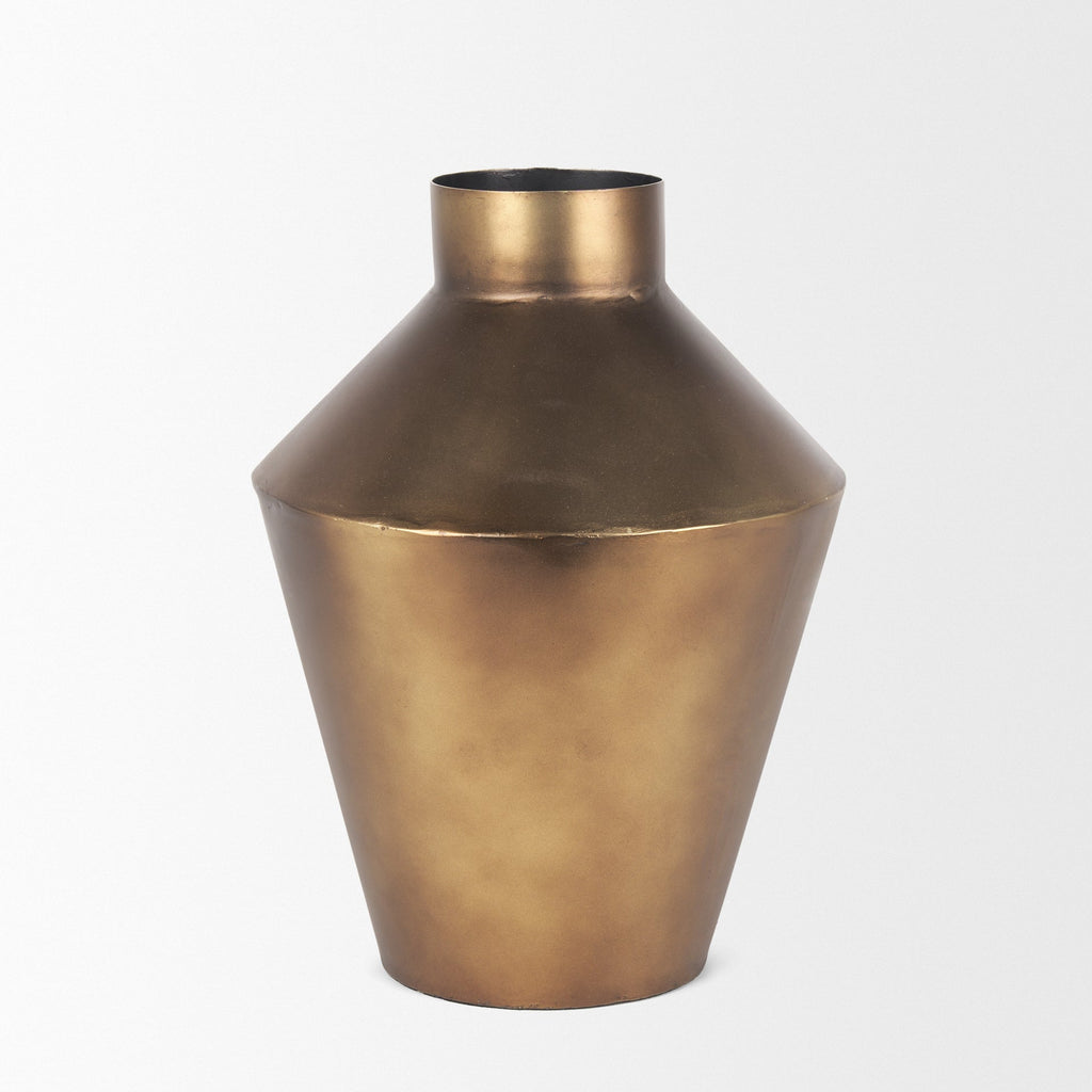 Mercana Perrin 8.5" x 8.5" x 12" Metal Vase