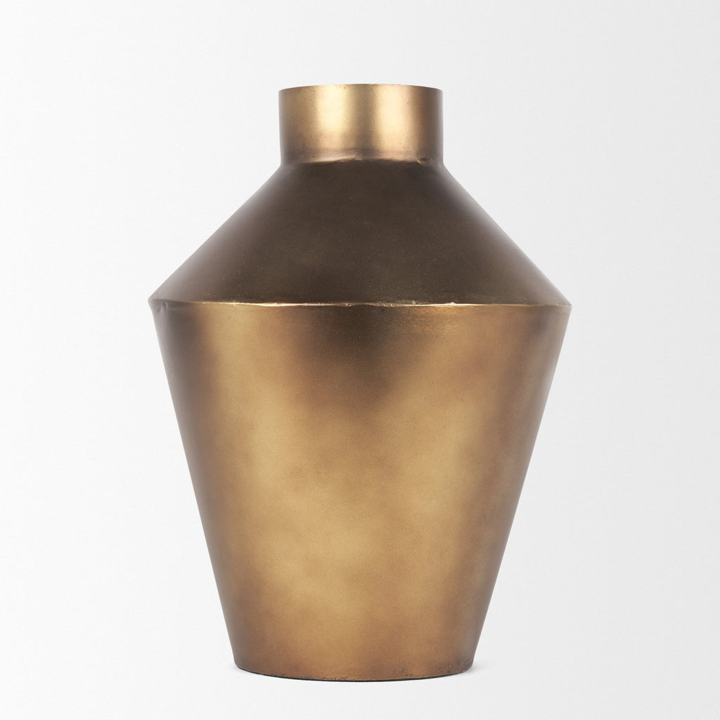 Mercana Perrin 8.5" x 8.5" x 12" Metal Vase