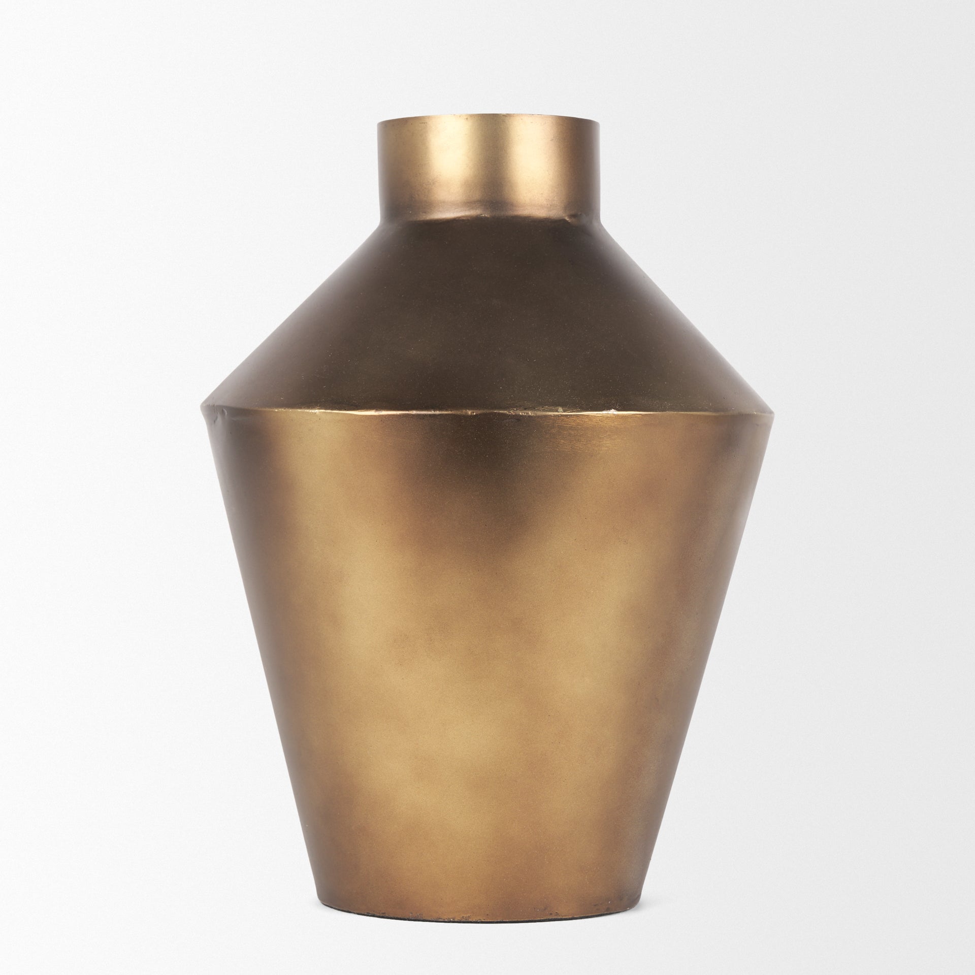 Mercana Perrin 8.5" x 8.5" x 12" Metal Vase
