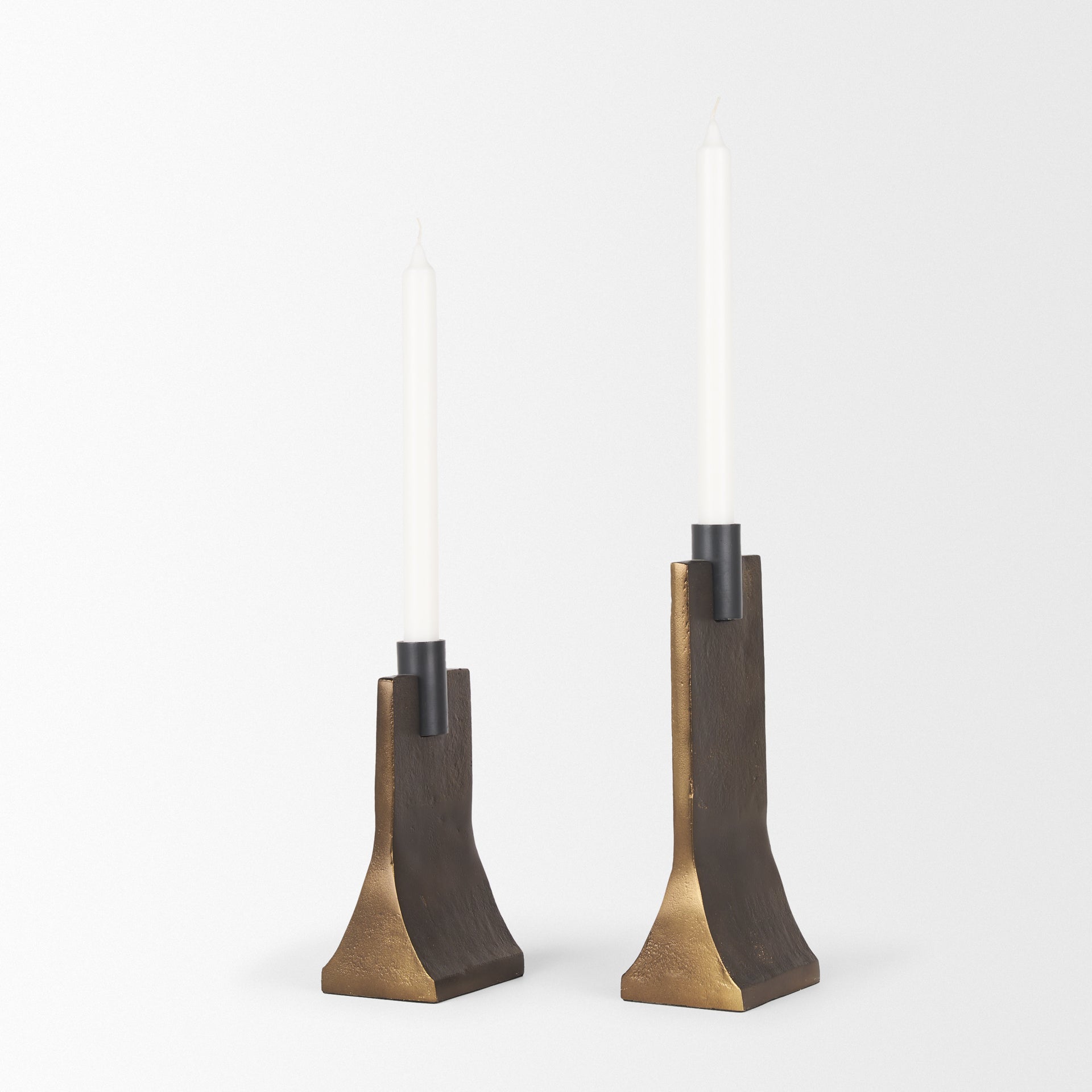 Mercana Polli 4.3" x 4.2" x 11.4" Metal Candle Holder