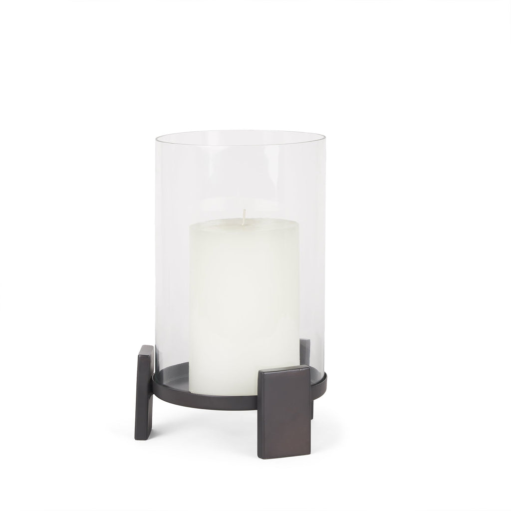 Mercana Price 8" x 8" x 11.5" Glass Candle Holder