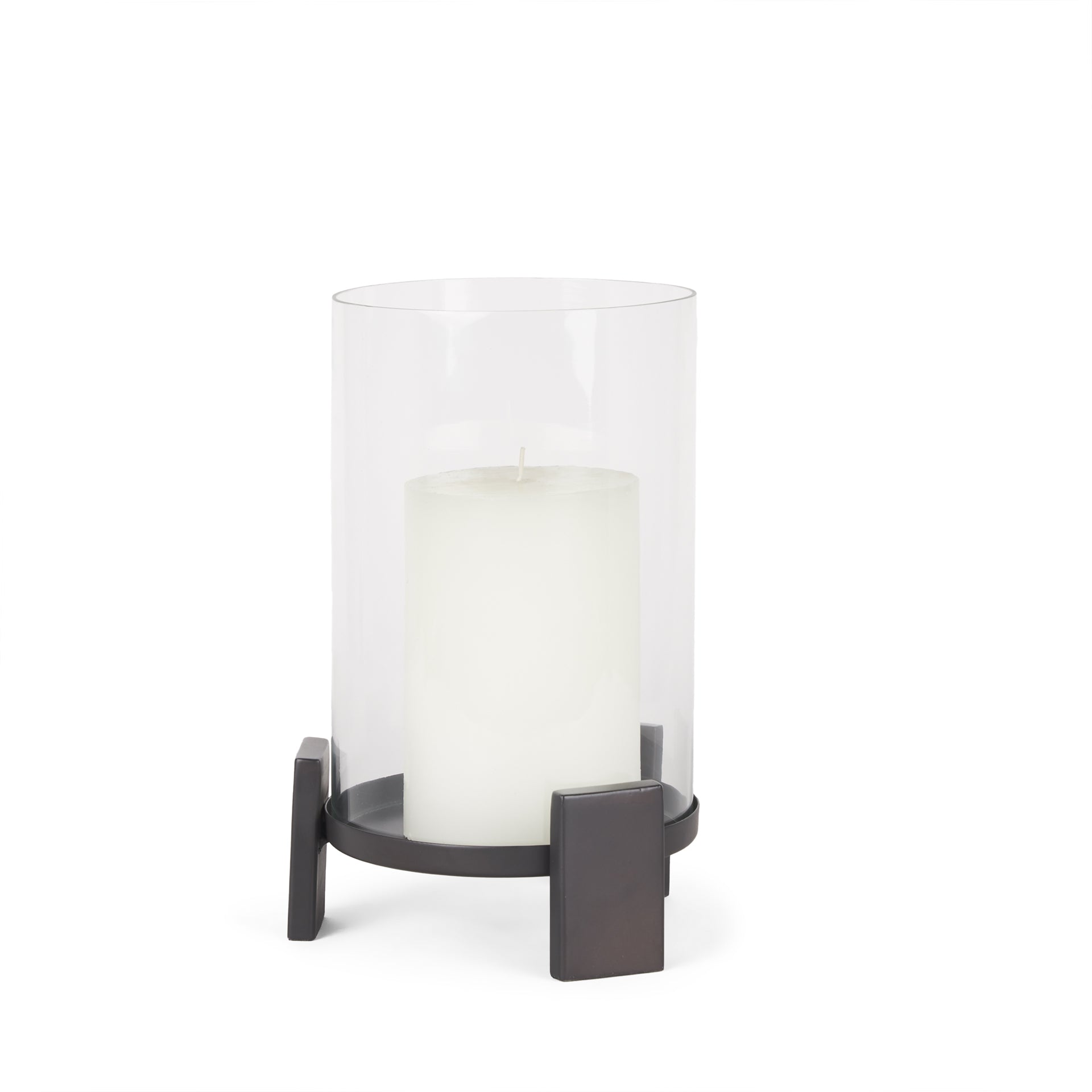 Mercana Price 8" x 8" x 11.5" Glass Candle Holder