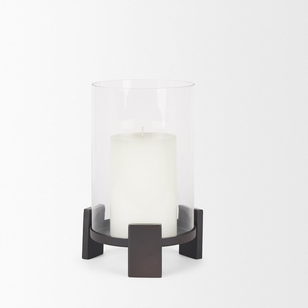 Mercana Price 8" x 8" x 11.5" Glass Candle Holder