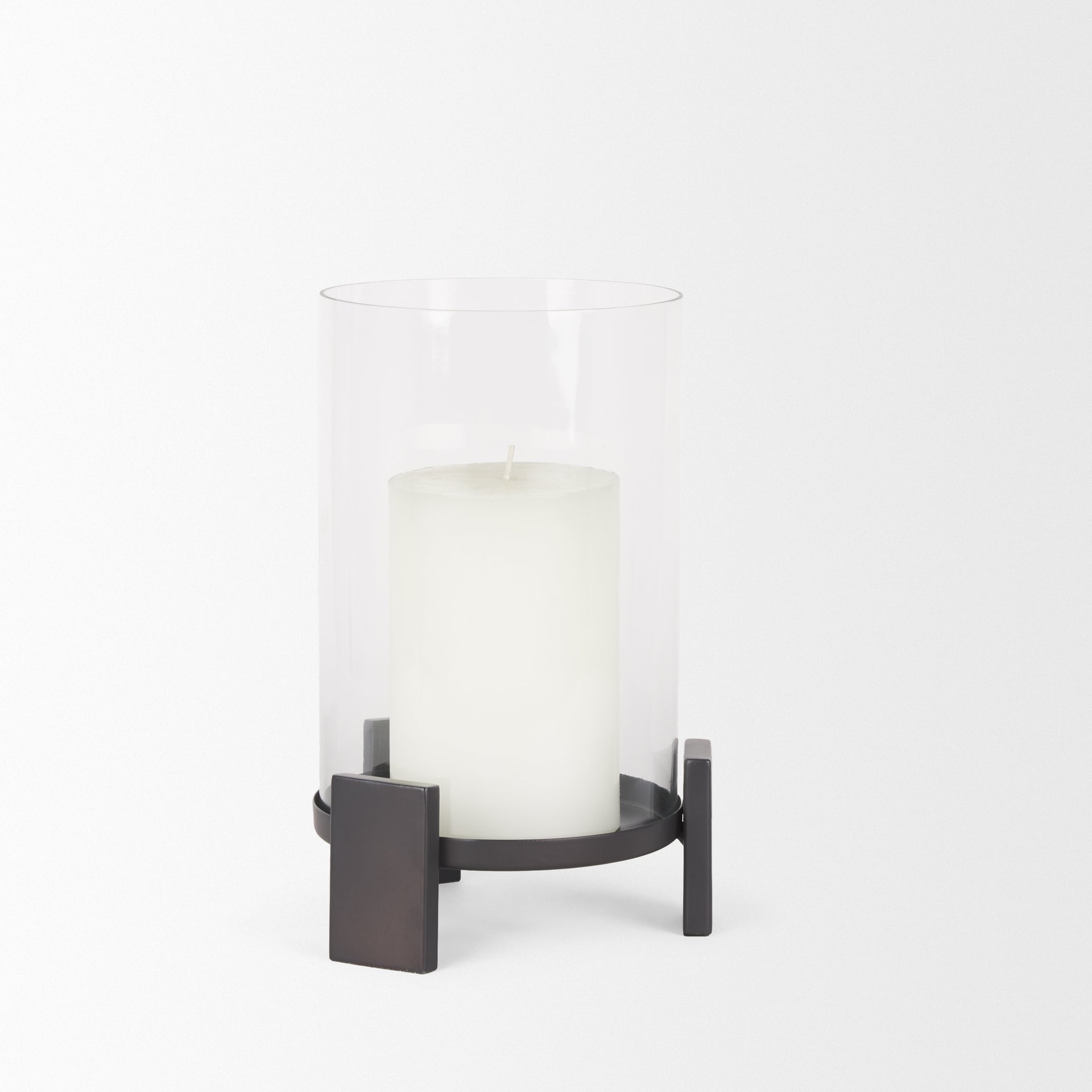 Mercana Price 8" x 8" x 11.5" Glass Candle Holder