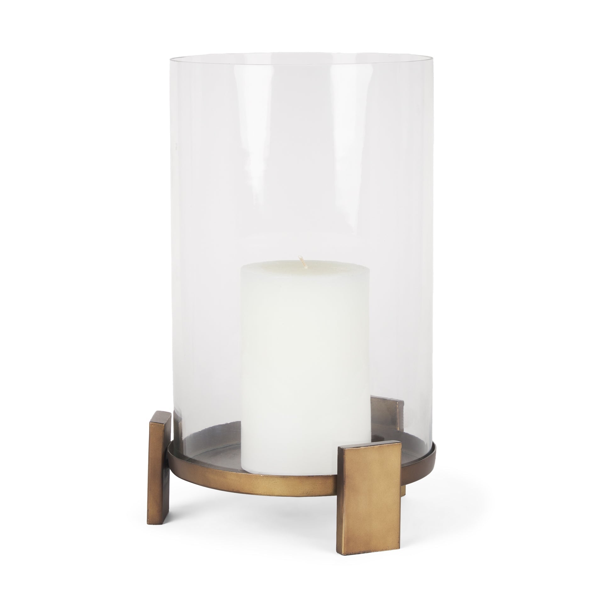 Mercana Price 10" x 10" x 13.8" Glass Candle Holder