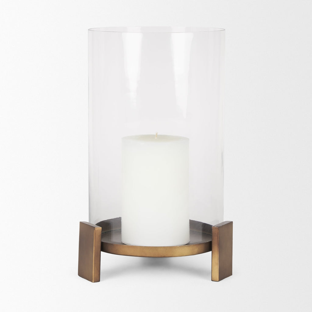 Mercana Price 10" x 10" x 13.8" Glass Candle Holder